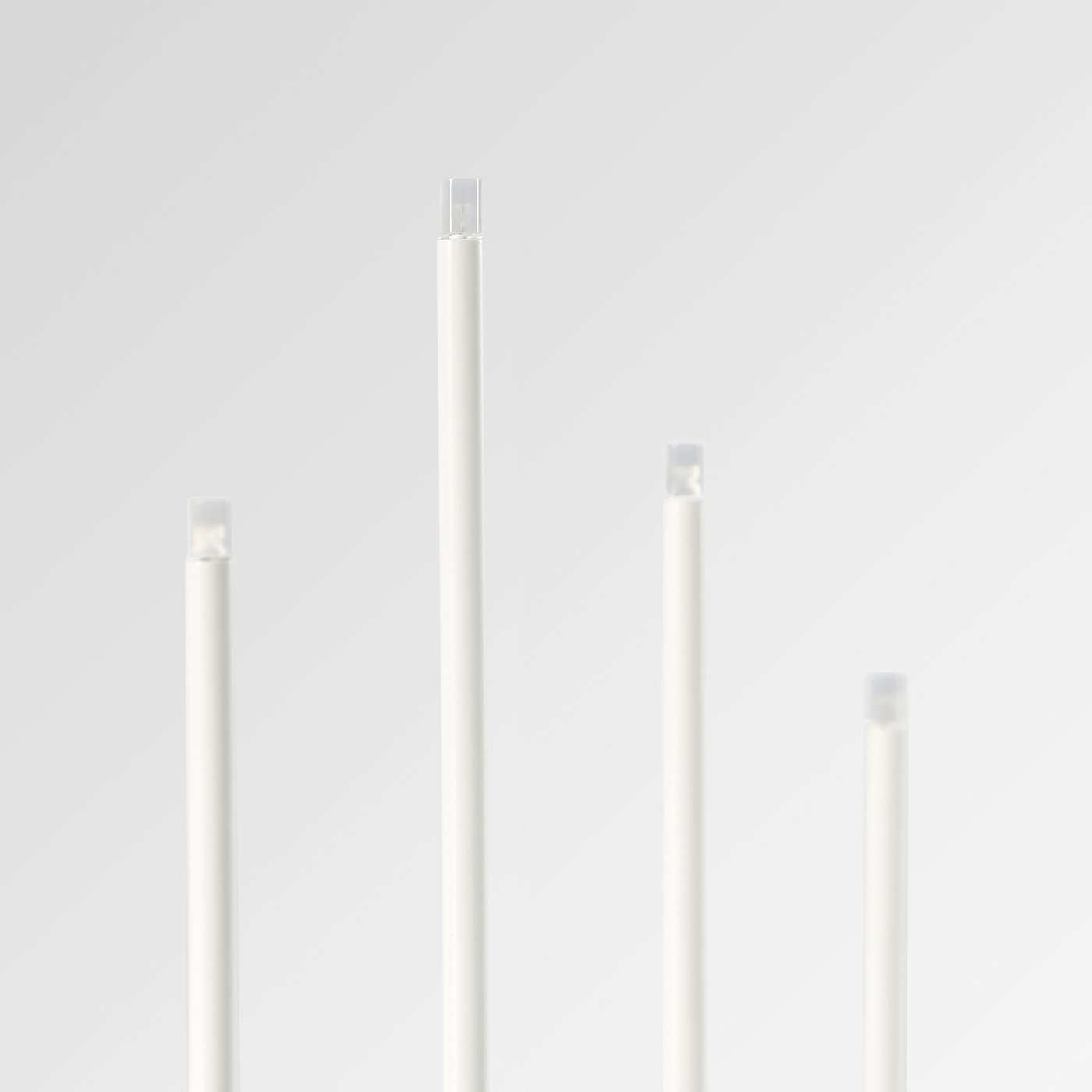 STRÅLA LED candelabra, lollipops battery-operated/white, 29x20 cm