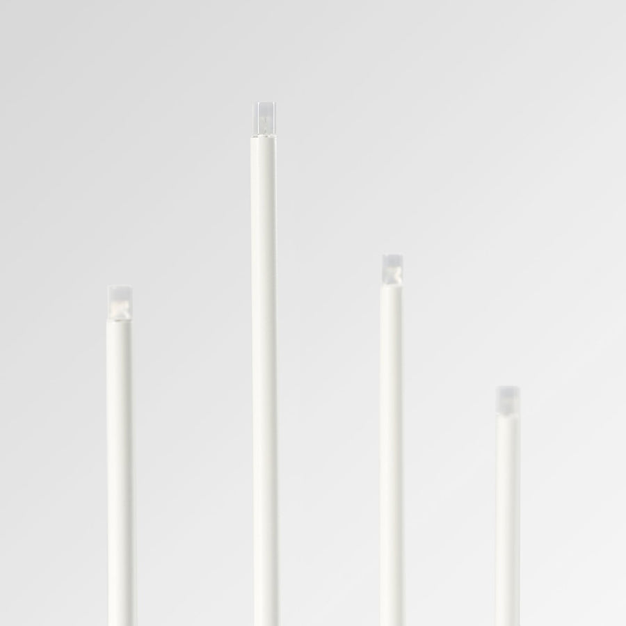 STRÅLA LED candelabra, lollipops battery-operated/white, 29x20 cm