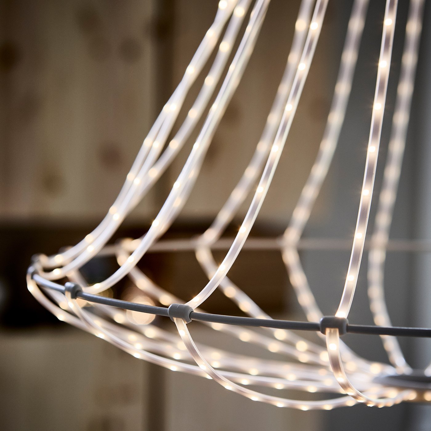 STRÅLA LED decorative chandelier, 40 cm