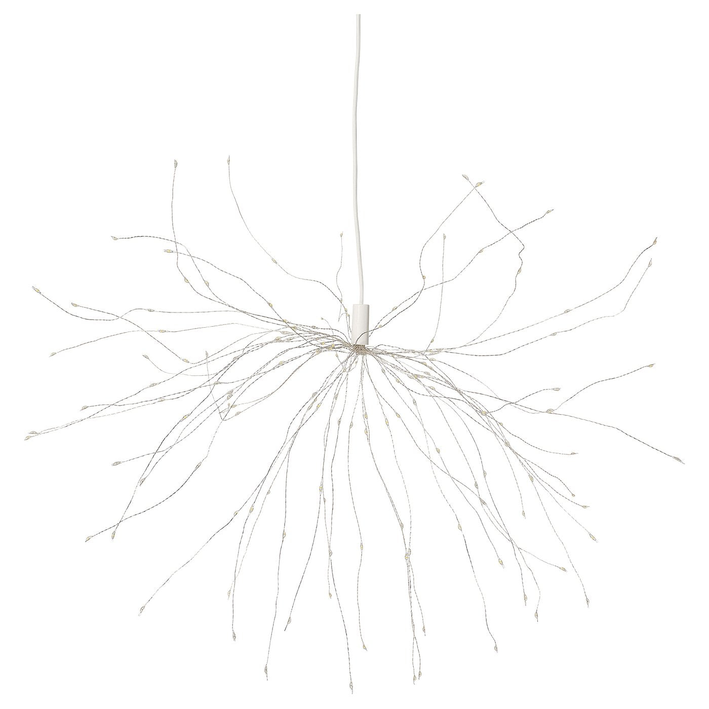 STRÅLA LED pendant lamp, sparkler/battery-operated, 56 cm