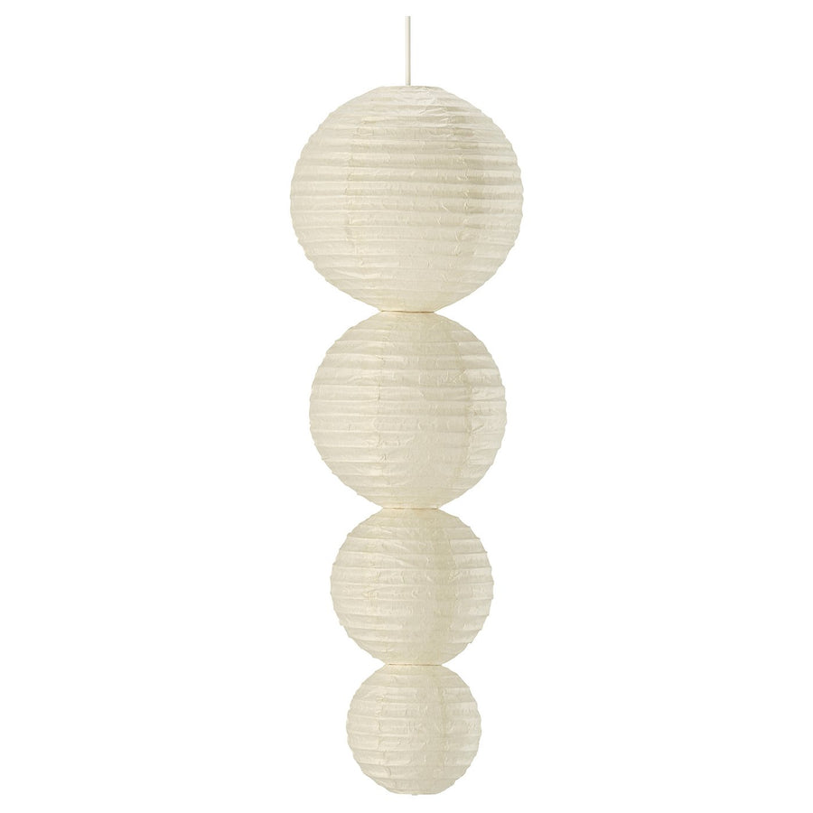 STRÅLA LED decorative pendant lamp, ball battery-operated/white, 13.5 cm