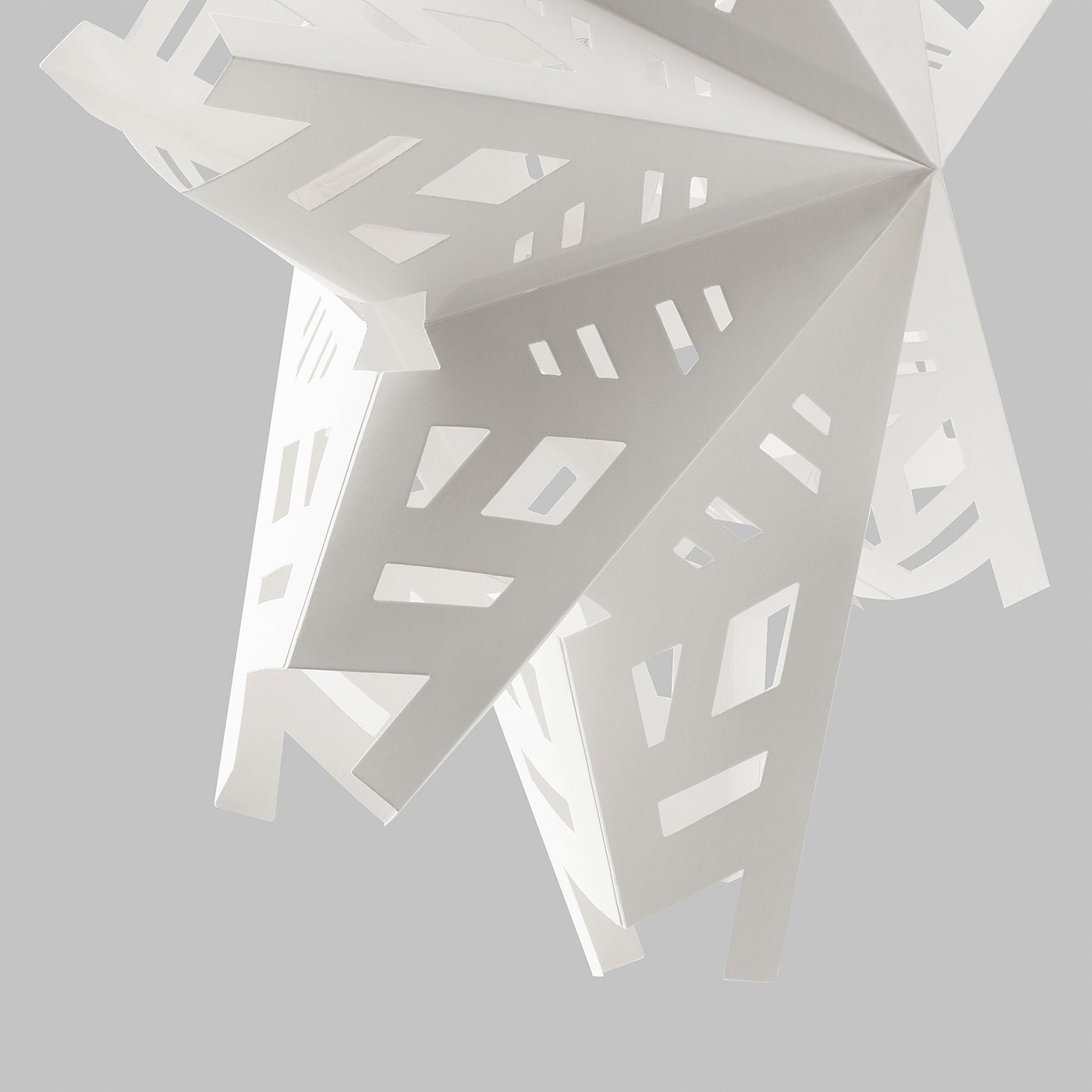 STRÅLA lamp shade, snowflake, 48 cm