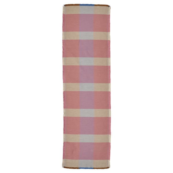 STRANDFLOKA table-runner, patterned/multicolour, 35x130 cm