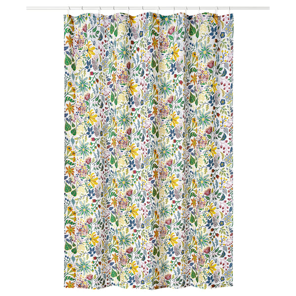 STRANDLUMMER shower curtain, multicolour, 180x200 cm