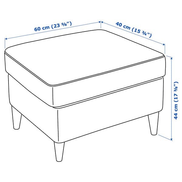 Ikea STRANDMON Armchair and footstool - Skiftebo yellow ,