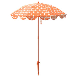 STRANDÖN parasol, bright orange, 140 cm