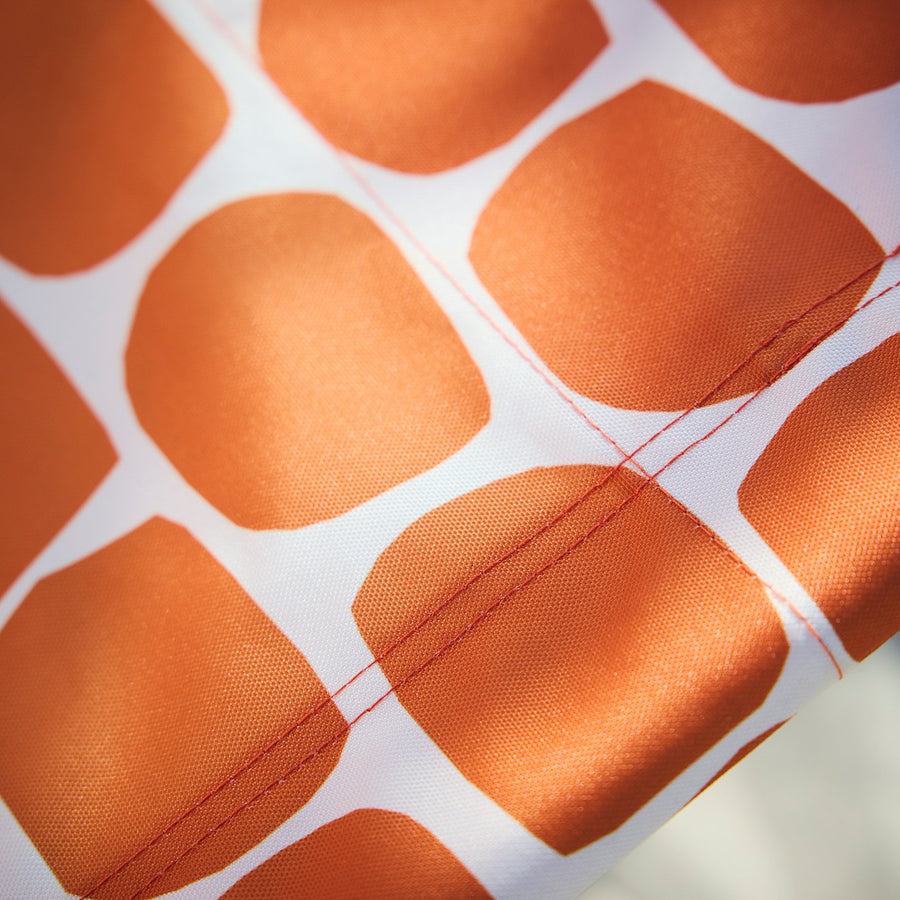 STRANDÖN beach chair, bright orange, 47x79x74 cm