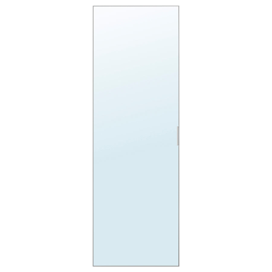 STRAUMEN door with soft closing hinges, mirror glass, 60x180 cm