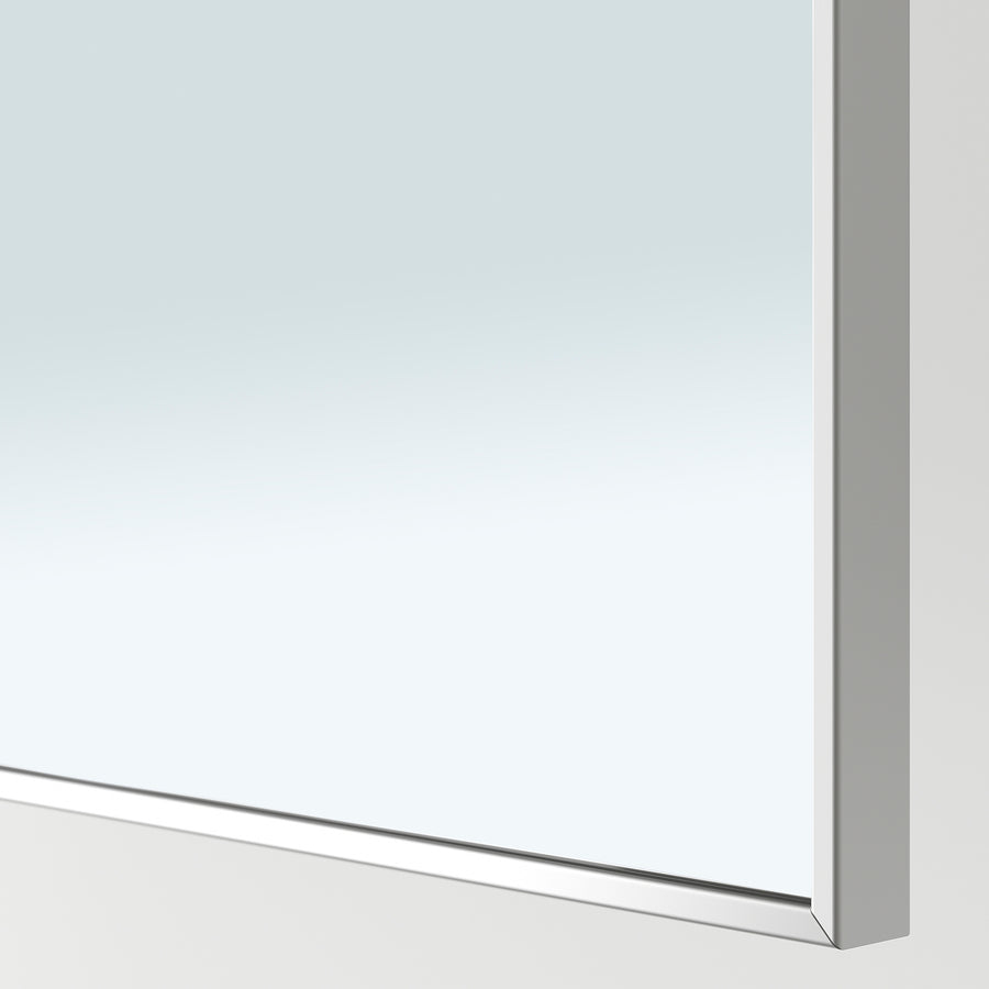 STRAUMEN door with soft closing hinges, mirror glass, 60x180 cm