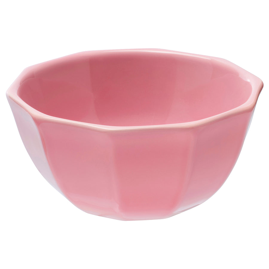 STRIMMIG bowl, earthenware pink, 15 cm