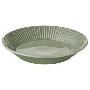 Ikea STRIMMIG - Serving dish, pale gray-greenware,29 cm