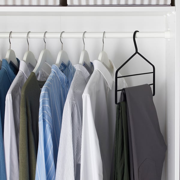 STRYKIS trouser hanger, black, 37 cm