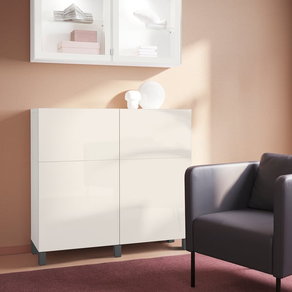 STUBBARP leg, dark grey, 44 mmx11x44 mm cm, 2 pack