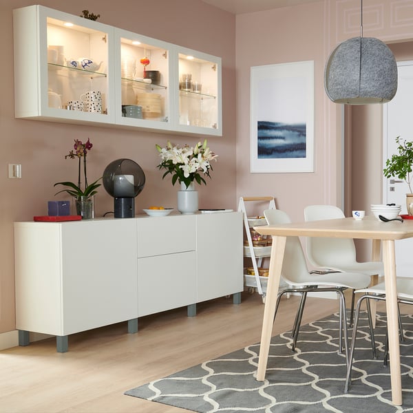 STUBBARP leg, dark grey, 44 mmx11x44 mm cm, 2 pack