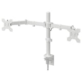 STUBBERGET bracket for 2 monitors, white