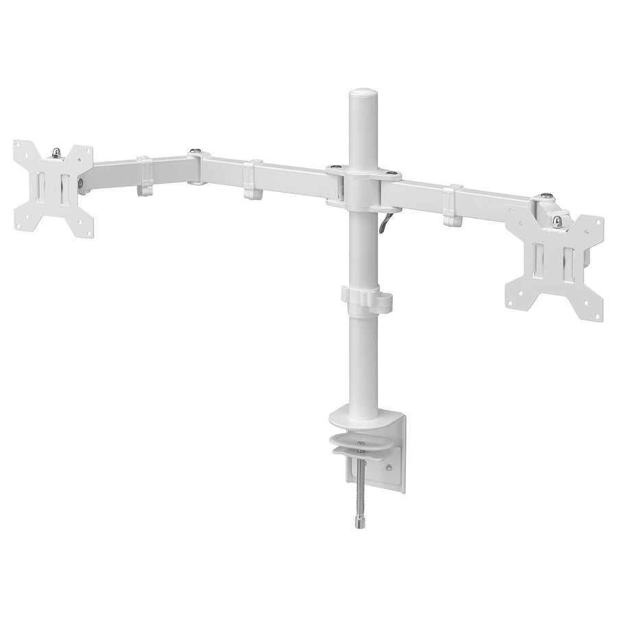 STUBBERGET bracket for 2 monitors, white