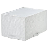 STUK storage case, white/black, 34x51x28 cm