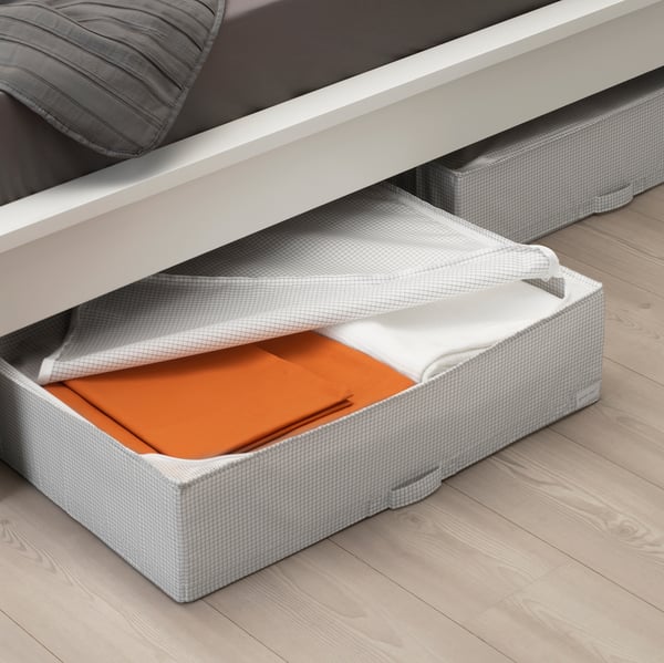 STUK storage case, white/grey, 71x51x18 cm