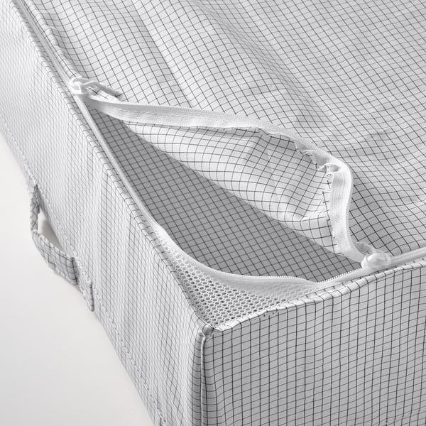 STUK storage case, white/grey, 55x51x18 cm