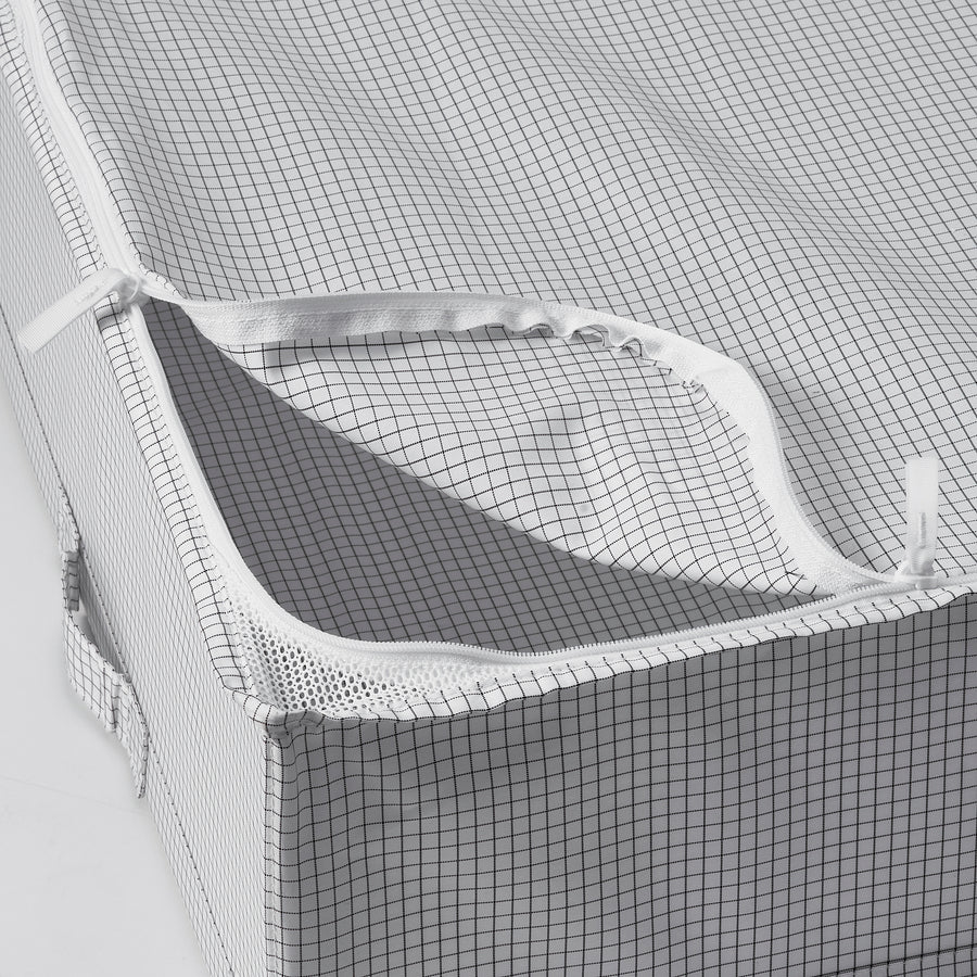 STUK storage case, white/black, 51x51x18 cm