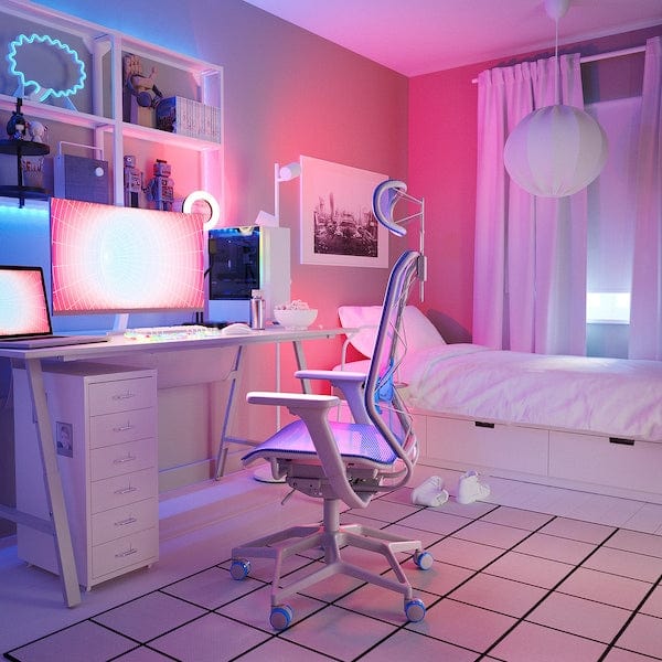 Ikea STYRSPEL - Gaming chair, blue / light grey