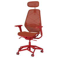 STYRSPEL gaming chair, red, 71 cm