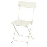 SUNDSÖ folding chair, off-white outdoor, 43x84x46 cm