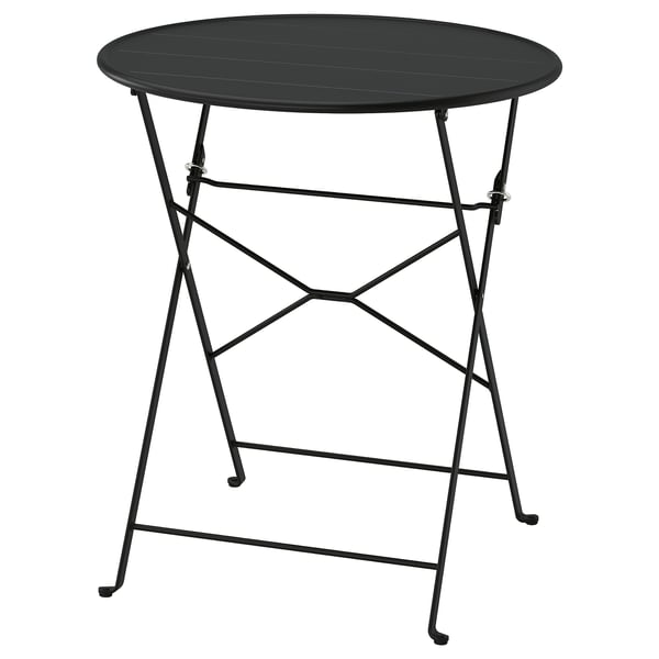 SUNDSÖ table, anthracite outdoor, 65 cm