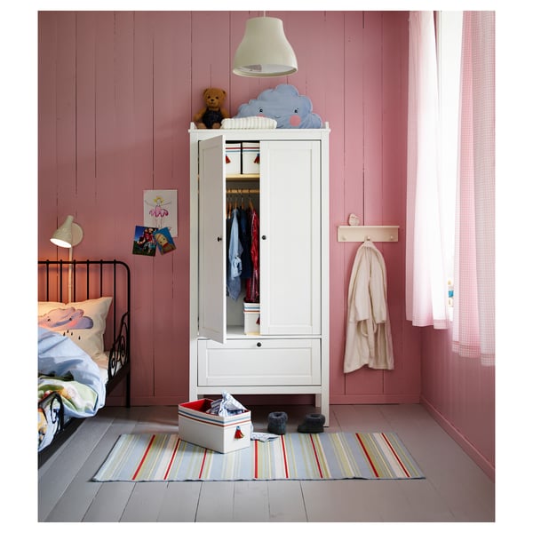 SUNDVIK wardrobe, white, 80x50x171 cm