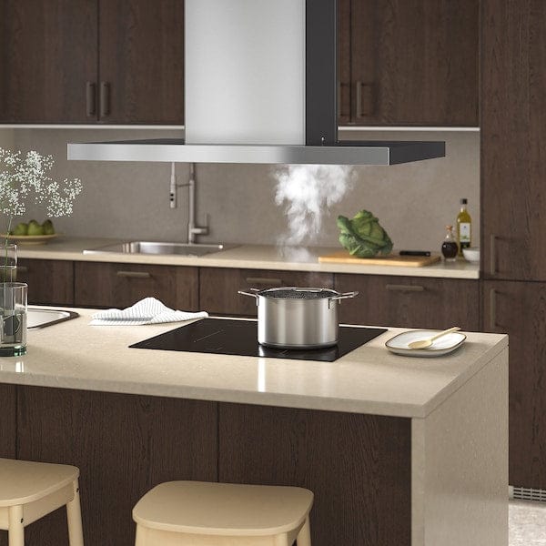 Ikea SVÄVANDE Ceiling suction hood - stainless steel 90 cm , 90 cm