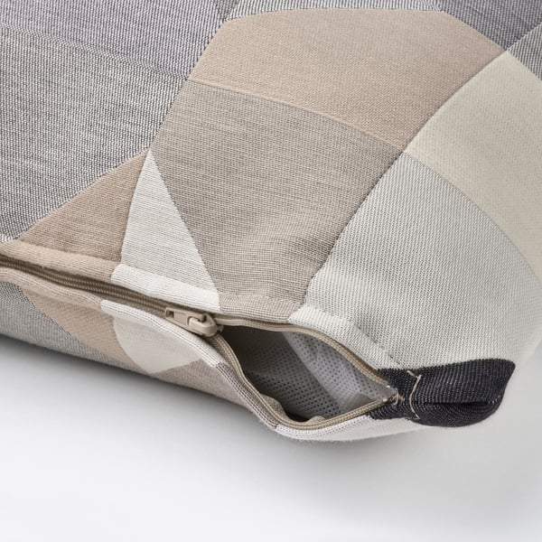 SVARTHÖ cushion cover, beige, 50x50 cm