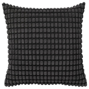 SVARTPOPPEL cushion cover, anthracite, 65x65 cm