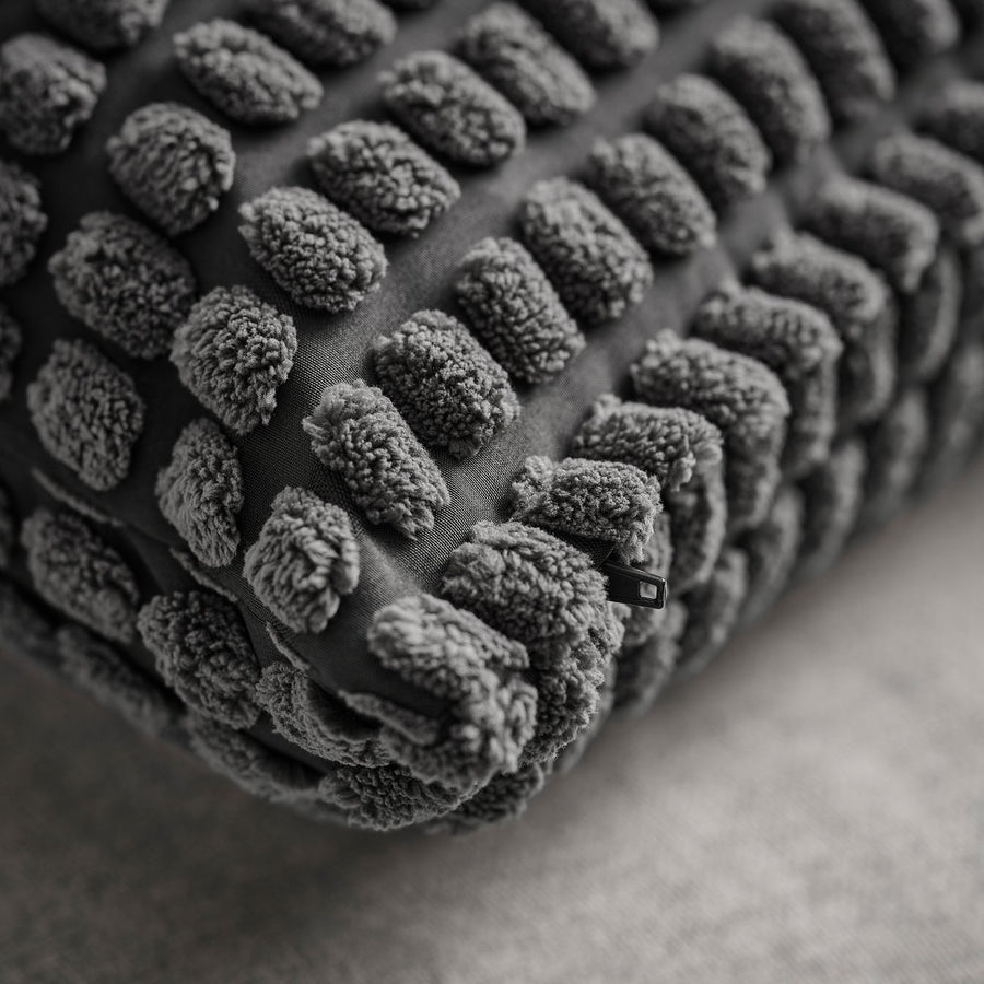 SVARTPOPPEL cushion cover, anthracite, 40x58 cm