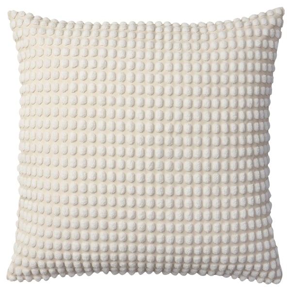 SVARTPOPPEL cushion cover, off-white, 65x65 cm