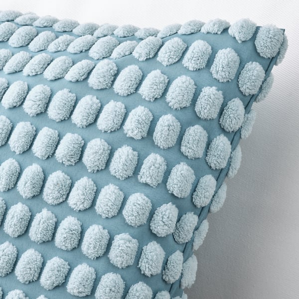 SVARTPOPPEL cushion cover, pale blue, 50x50 cm