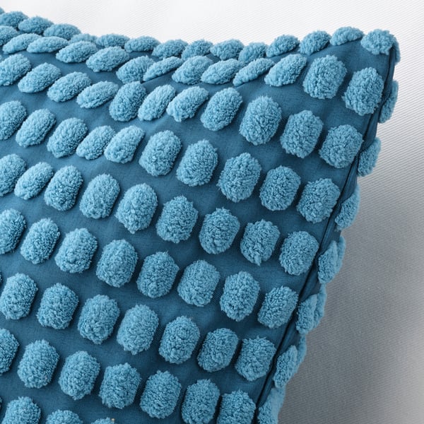 SVARTPOPPEL - SVARTPOPPEL Cushion cover, blue, 65x65 cm