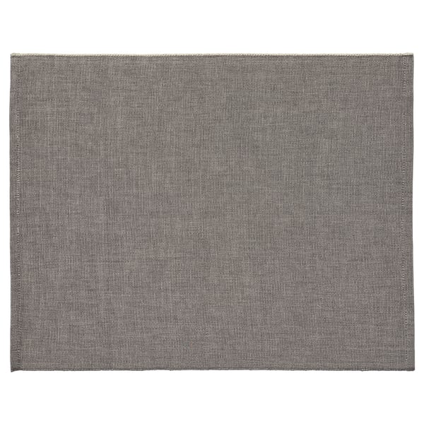 SVARTSENAP place mat, grey, 35x45 cm