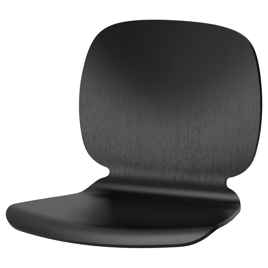 SVENBERTIL seat shell, black, 45x39x47 cm