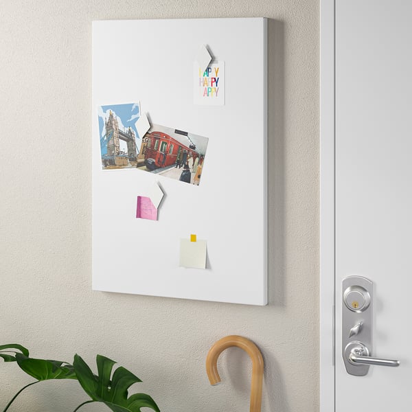 SVENSÅS memo board, white, 40x60 cm