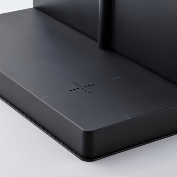 SYMFONISK speaker combination with shelf, black/gen 2, 150x31 cm