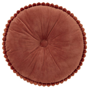 SYRENBUSKE cushion, brown-red, 36 cm