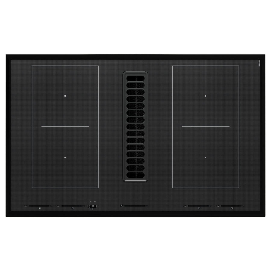 TÄCKNAN ind hob/int extractor w recirc kit, IKEA 500/black