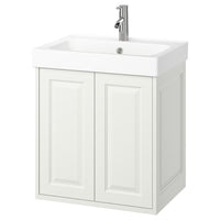 TÄNNFORSEN / ORRSJÖN wash-stnd w drs/deep wash-basin/tap, white, 62x49x72 cm