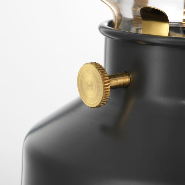 TÄRNABY table lamp, dimmable anthracite, 25 cm