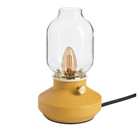 TÄRNABY table lamp, dimmable dark yellow, 25 cm