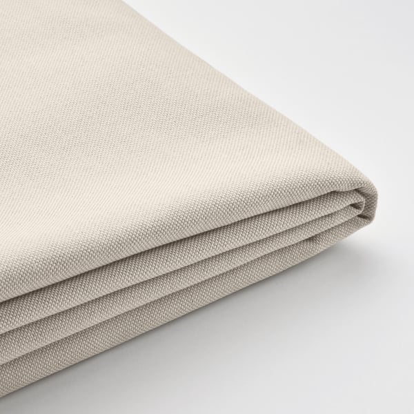 TÄRNKULLEN cover bed frame, Vissle beige, 140x200 cm