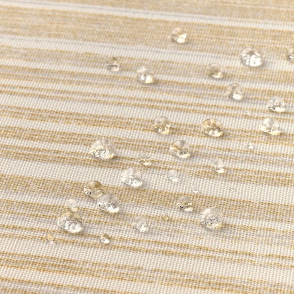 Ikea TAGGSIMPA - Tablecloth, white/beige, 145x145 cm