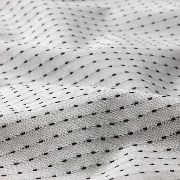TÅGVECKLARE pillowcase, white/dark grey, 50x80 cm