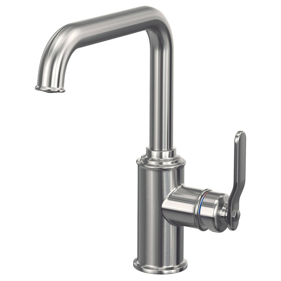 TAKSJÖN kitchen mixer tap single side lever, stainless steel colour