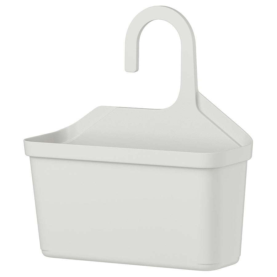 TÅNGHÄLLAN shower basket, light grey, 29x31 cm